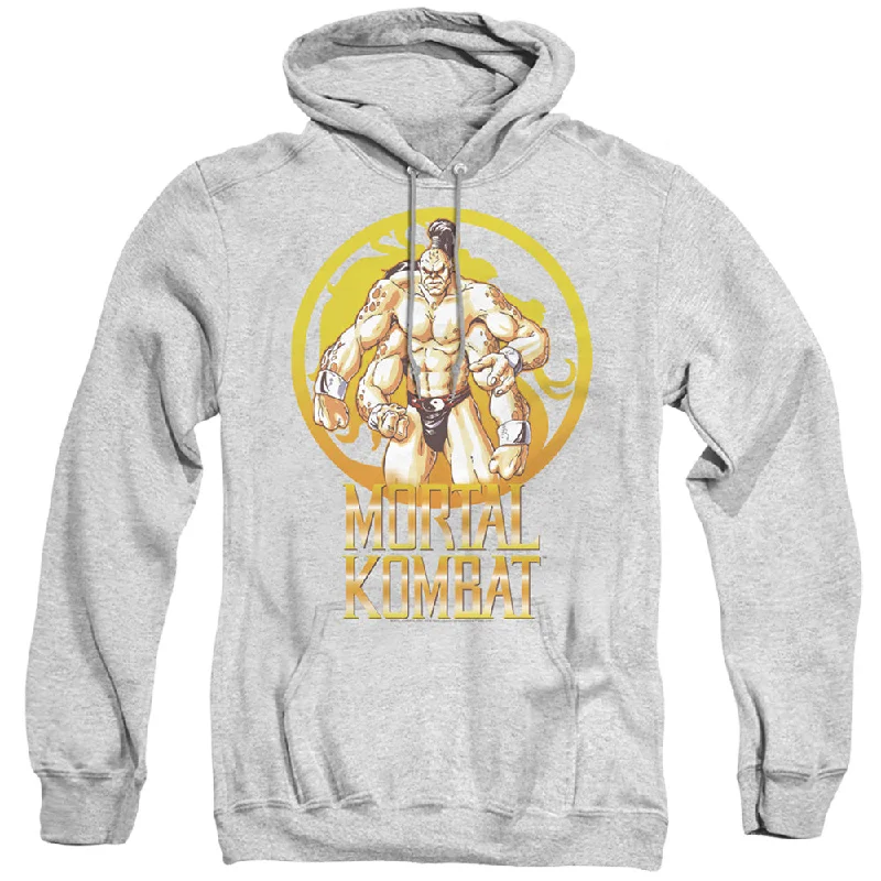 Discount Deals Mortal Kombat Klassic Hoodie Goro Athletic Heather Hoody