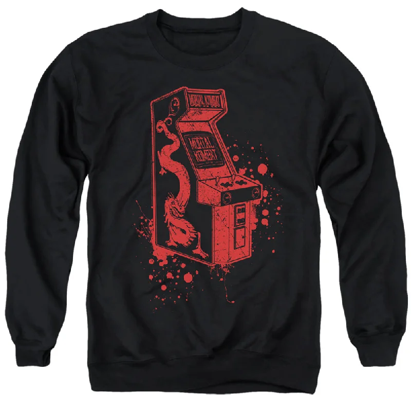 Final Clearance Mortal Kombat Klassic Sweatshirt Arcade Game Black Pullover