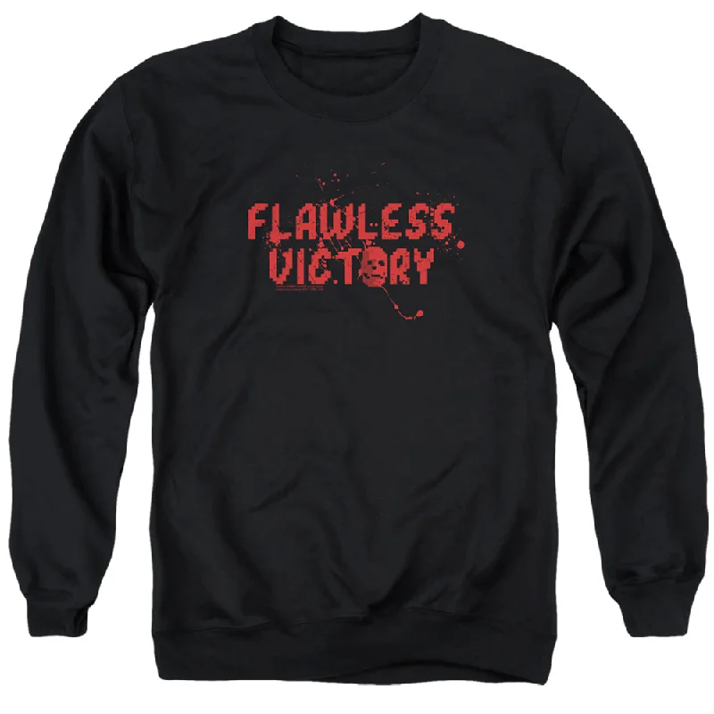 Bargain Prices Mortal Kombat Klassic Sweatshirt Flawless Victory Black Pullover