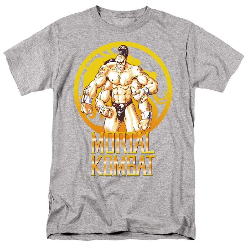 Can't Miss Mortal Kombat Klassic T-Shirt Goro Athletic Heather Tee
