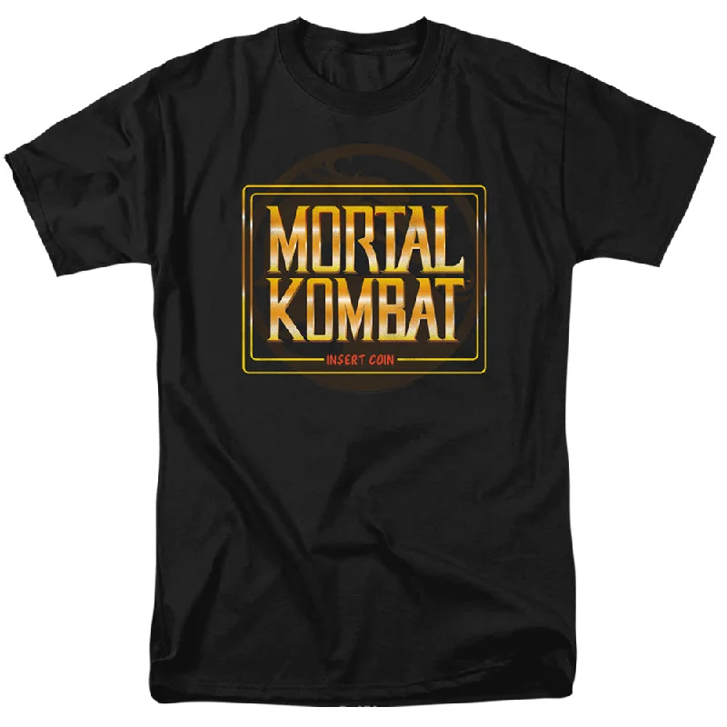 Midnight Madness Mortal Kombat Klassic T-Shirt Insert Coin Black Tee