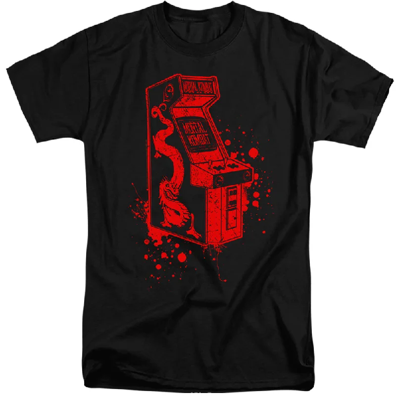 Instant Discount Mortal Kombat Klassic Tall T-Shirt Arcade Game Black Tee