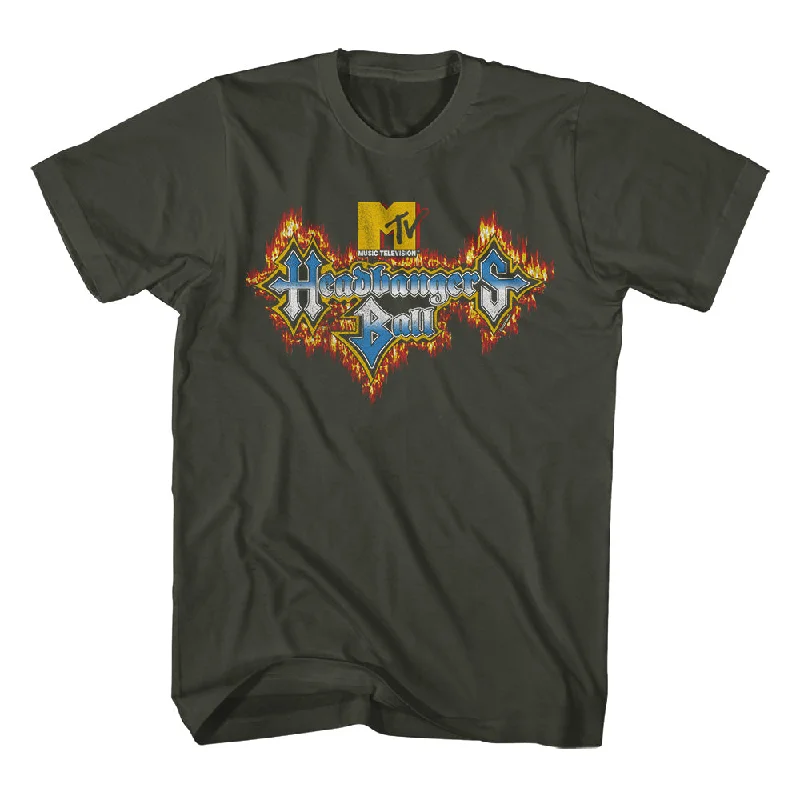 Epic Deals MTV Headbangers Ball Flames Logo Smoke T-shirt