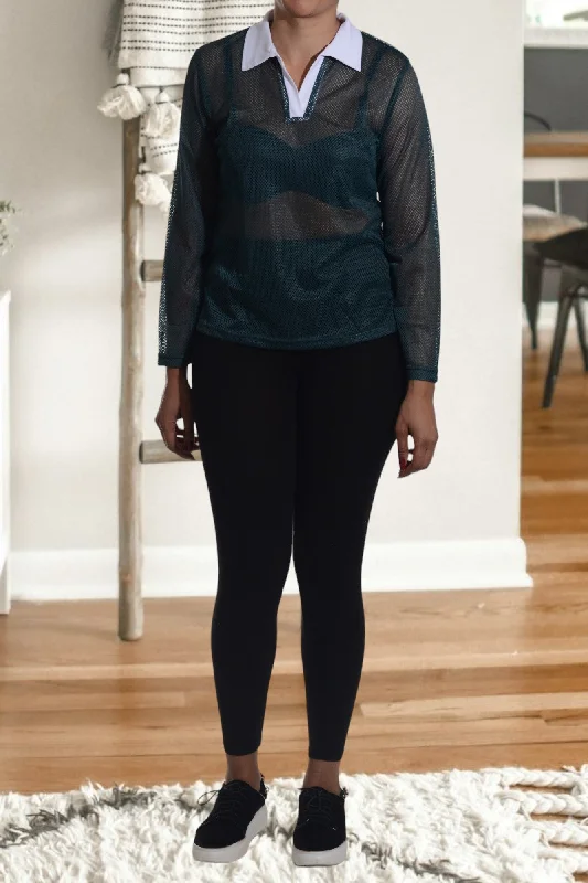 Price Buster Green net top