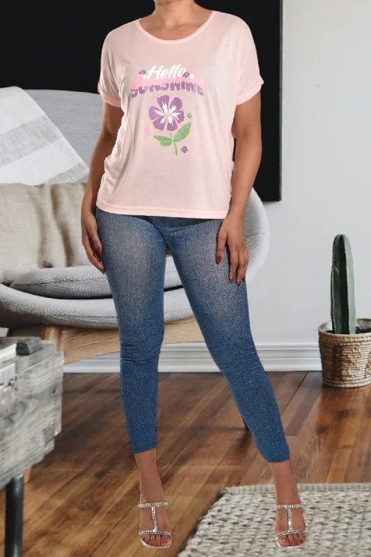 Limited Availability Pink Printed Tee