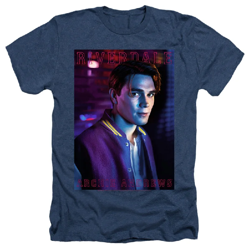 Instant Discount Riverdale Heather T-Shirt Archie Andrews Portrait Navy Tee