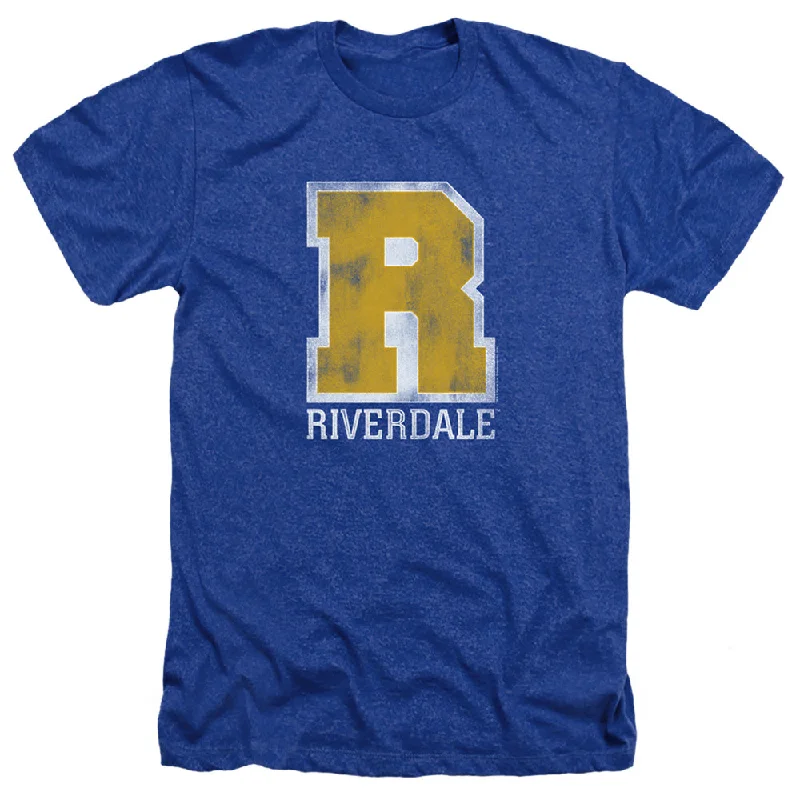 Deal Alert Riverdale Heather T-Shirt Vintage Varsity Logo Royal Tee