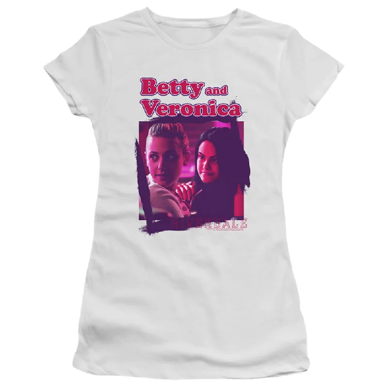Reduced Prices Riverdale Juniors T-Shirt Betty and Veronica White Tee