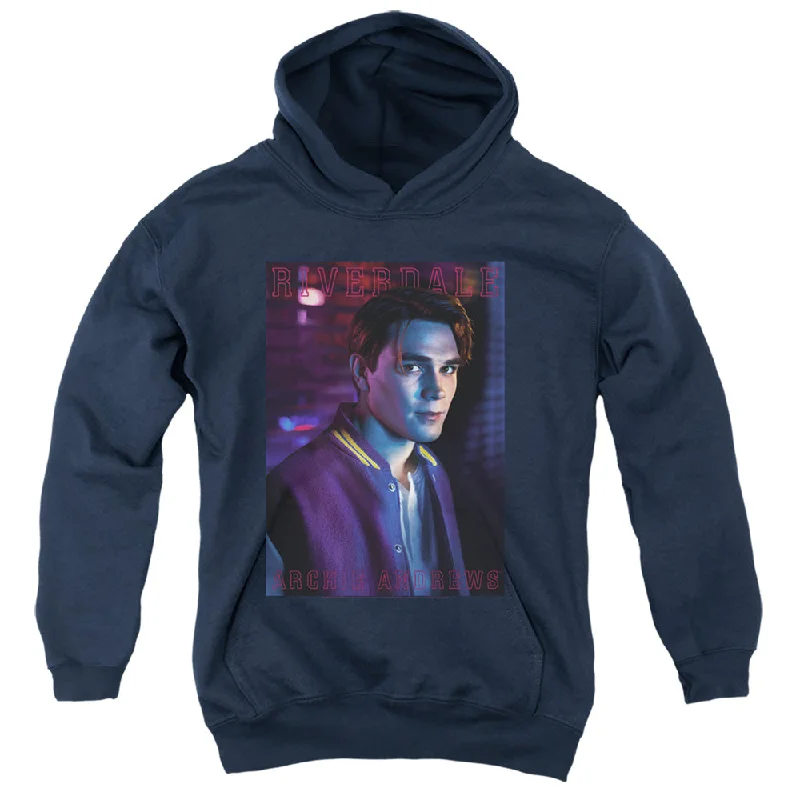 Now or Never Riverdale Kids Hoodie Archie Andrews Portrait Navy Hoody