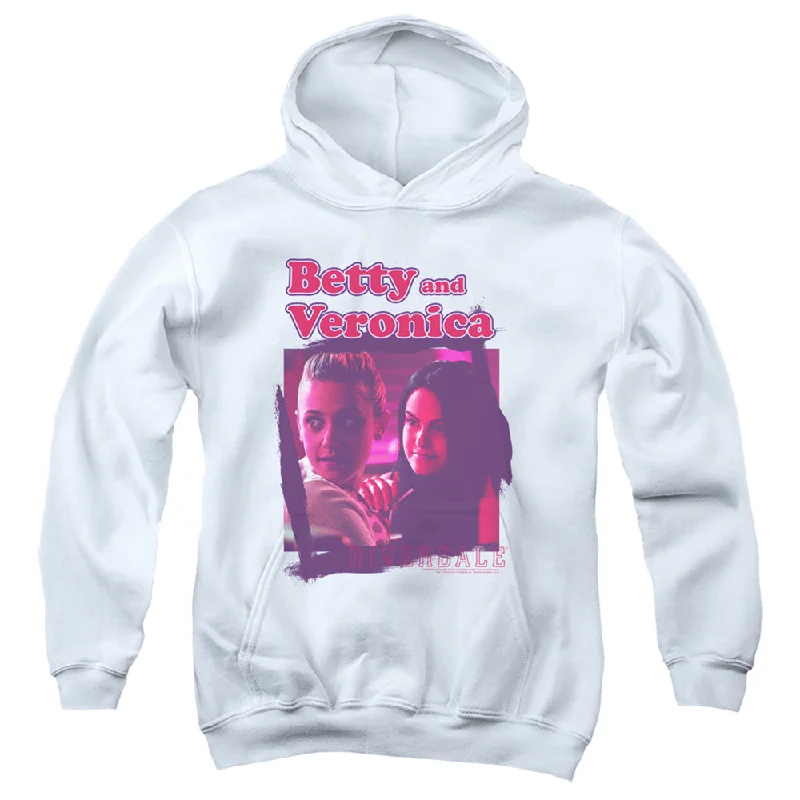 Sale Event Riverdale Kids Hoodie Betty and Veronica White Hoody
