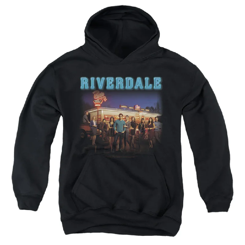 Final Clearance Riverdale Kids Hoodie Pops Chock'Lit Shoppe Black Hoody