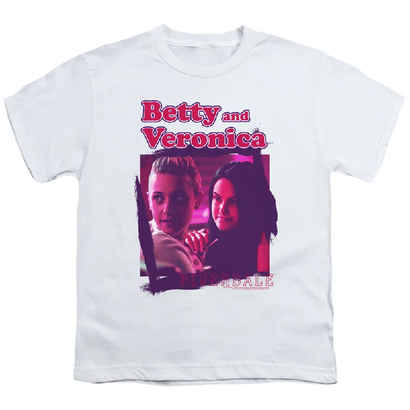 Special Discount Riverdale Kids T-Shirt Betty and Veronica White Tee