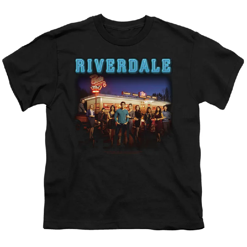 Hurry In Riverdale Kids T-Shirt Pops Chock'Lit Shoppe Black Tee