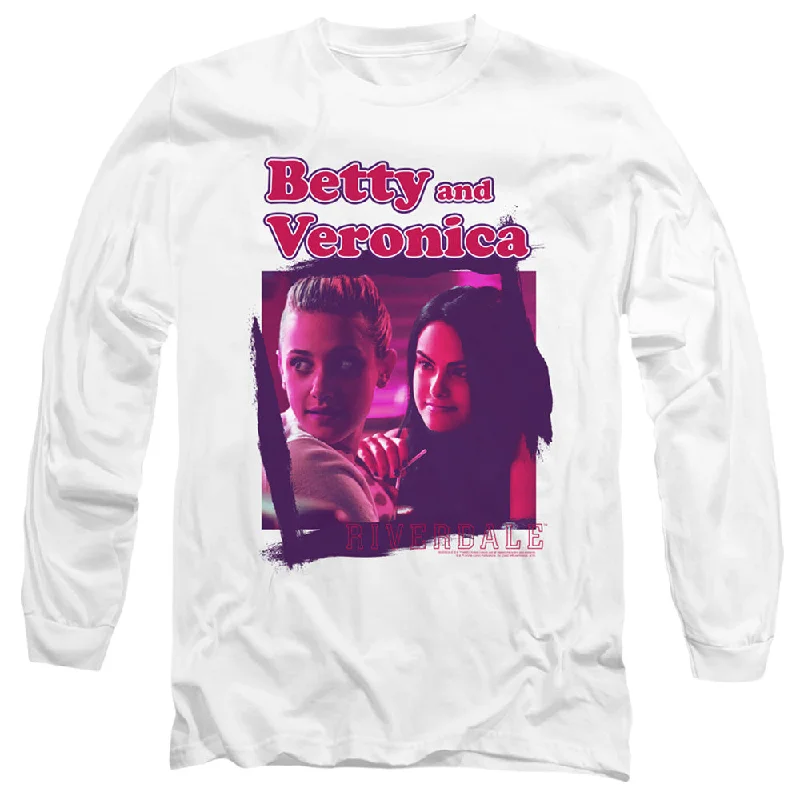 New Markdowns Riverdale Long Sleeve T-Shirt Betty and Veronica White Tee