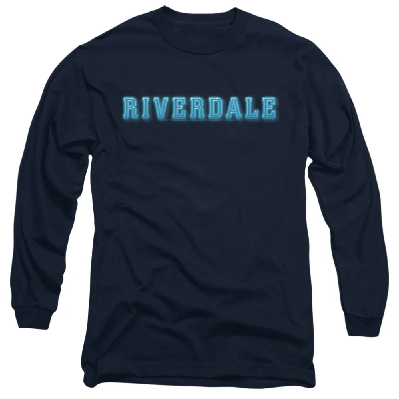 Loyalty Reward Riverdale Long Sleeve T-Shirt Logo Navy Tee