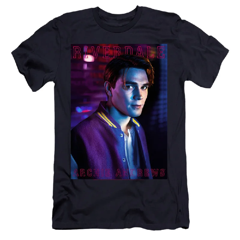 Major Savings Riverdale Premium Canvas T-Shirt Archie Andrews Portrait Navy Tee