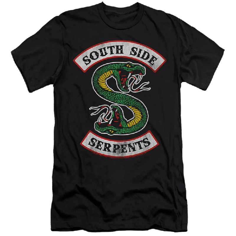 Price Break Riverdale Slim Fit T-Shirt South Side Serpents Black Tee