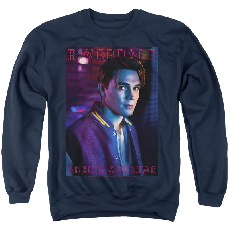 Lowest Price Riverdale Sweatshirt Archie Andrews Portrait Navy Pullover