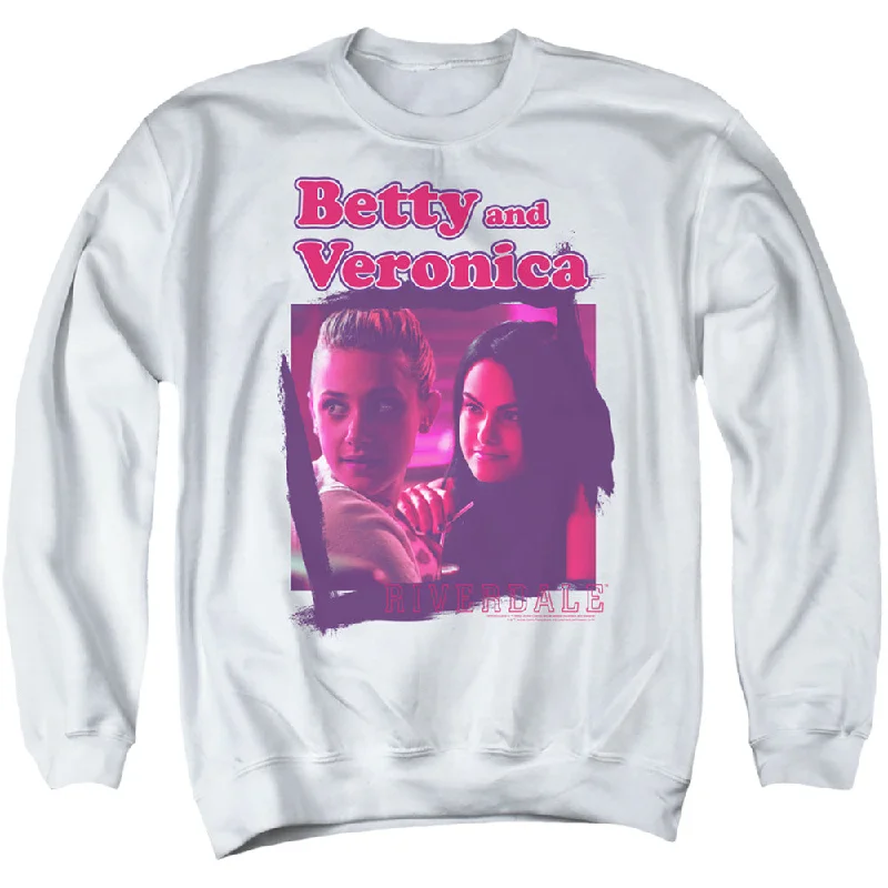 Price Cut Riverdale Sweatshirt Betty and Veronica White Pullover