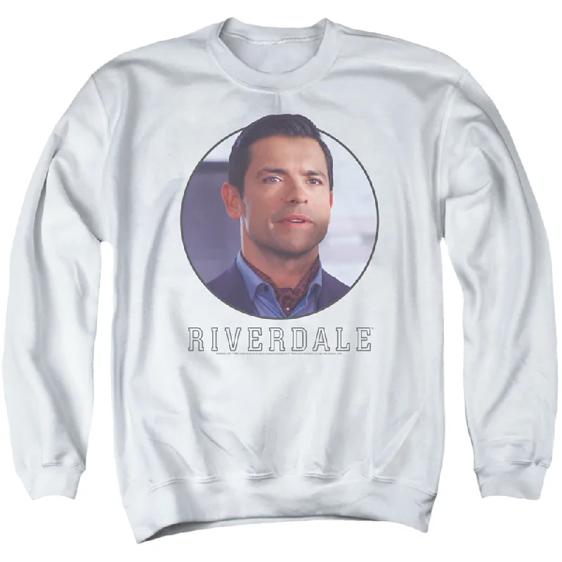 Mega Deal Riverdale Sweatshirt Hiram Lodge Portrait White Pullover