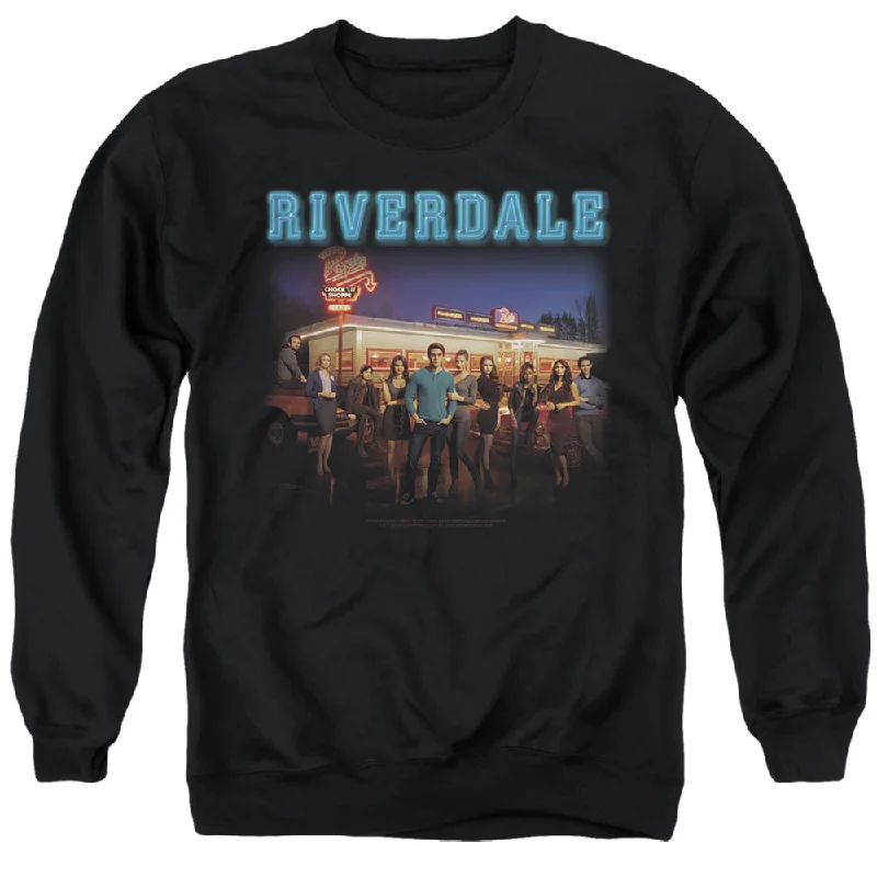 Fantastic Offers Riverdale Sweatshirt Pops Chock'Lit Shoppe Black Pullover