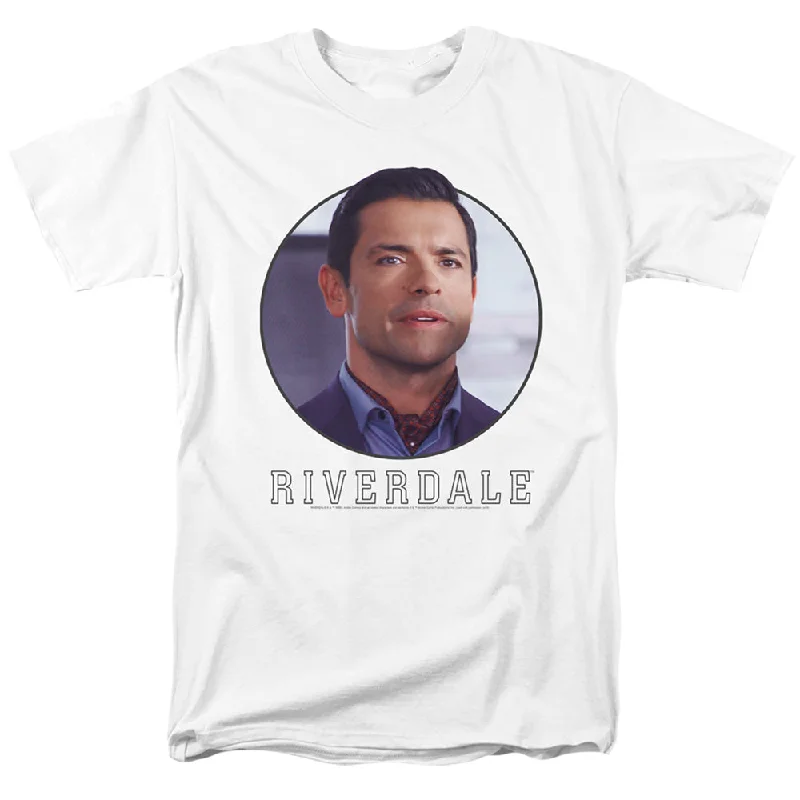 Overstock Sale Riverdale T-Shirt Hiram Lodge Portrait White Tee