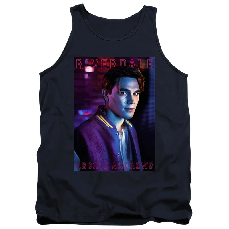 Price Reduction Riverdale Tanktop Archie Andrews Portrait Navy Tank