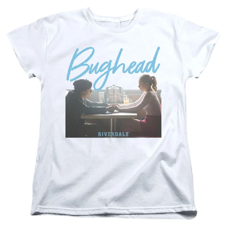 Unmissable Offer Riverdale Womens T-Shirt Bughead White Tee