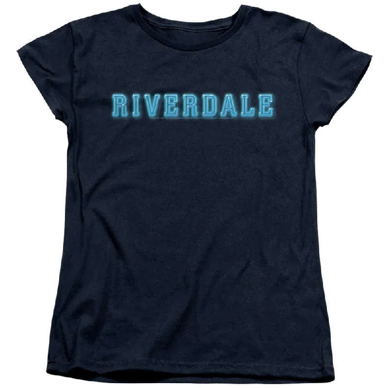 Limited Time Discount Riverdale Womens T-Shirt Logo Navy Tee