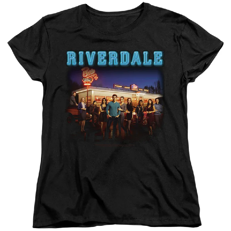 Exclusive Savings Riverdale Womens T-Shirt Pops Chock'Lit Shoppe Black Tee