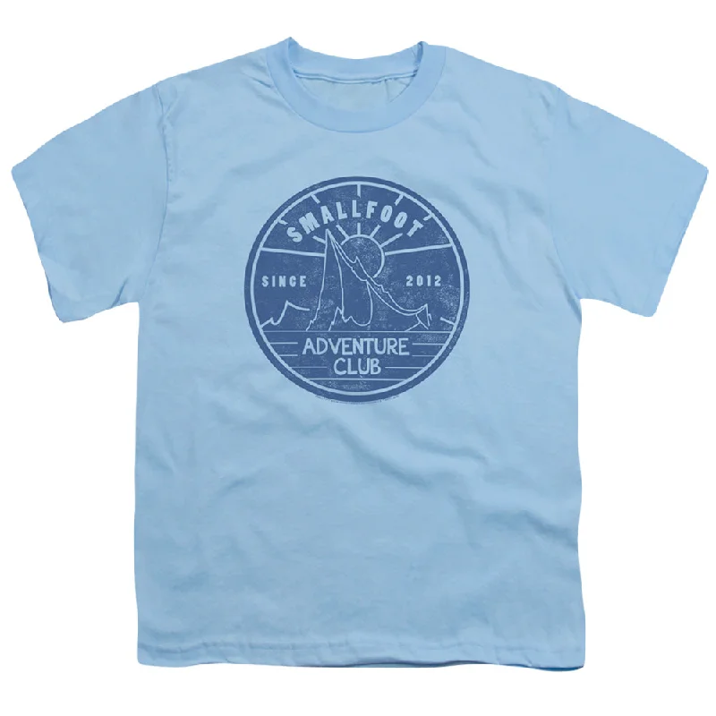 Super Savings Smallfoot Kids T-Shirt Adventure Club Light Blue Tee