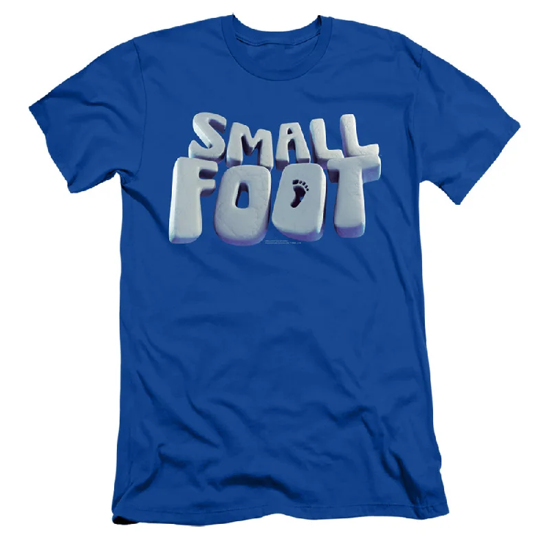 Special Promotion Smallfoot Slim Fit T-Shirt Logo Royal Tee