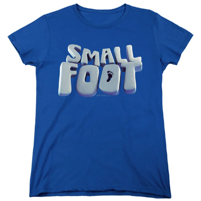 Don’t Miss Out Smallfoot Womens T-Shirt Logo Royal Tee