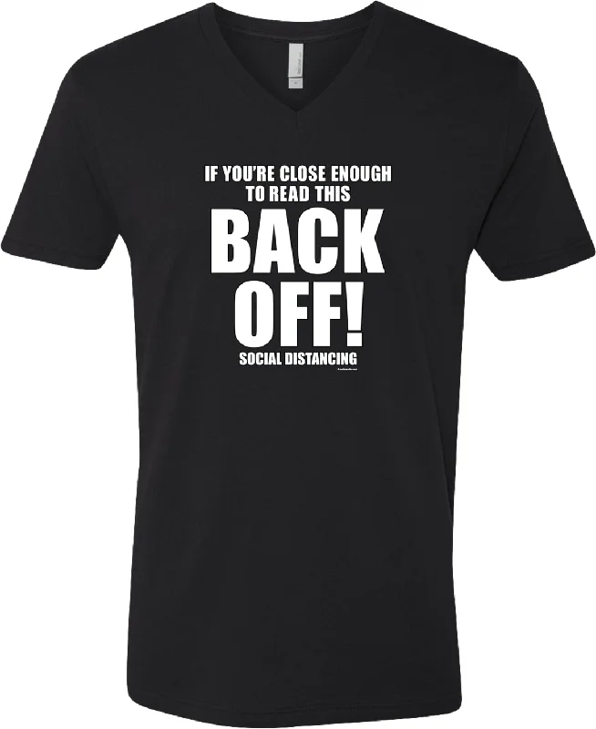 Incredible Offers Social Distancing Back Off V-Neck Shirt