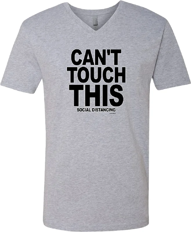 Extra Discounts Social Distancing Can't Touch This V-Neck Shirt