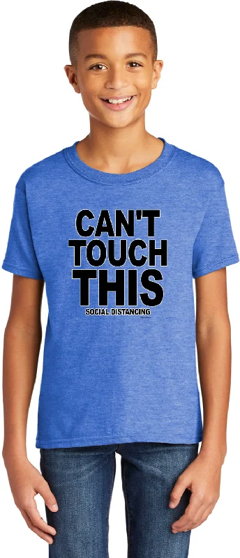 Discount Mania Social Distancing Can't Touch This Youth Kids Shirt
