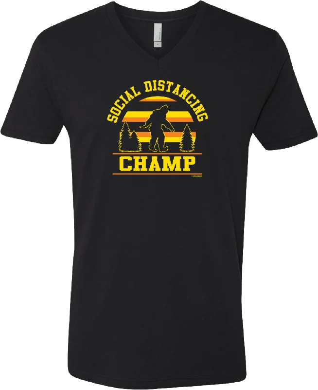 Epic Deals Social Distancing Champ V-Neck Shirt