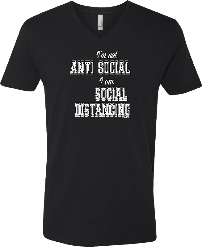 Best Deals Social Distancing Not Anti Social V-Neck Shirt