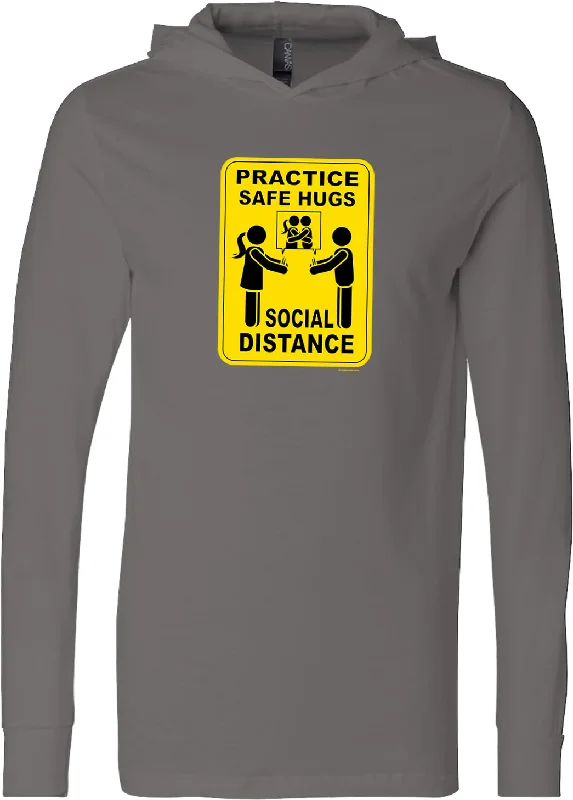 Value Deals Social Distancing Safe Hugs Lightweight Hoodie
