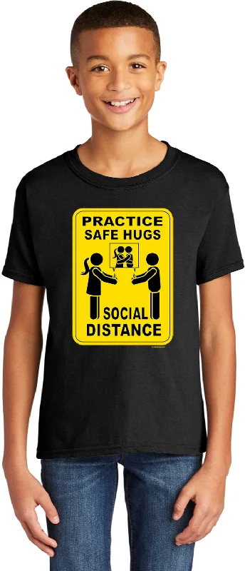 TIME-Limited Offer Social Distancing Safe Hugs Youth Kids Shirt