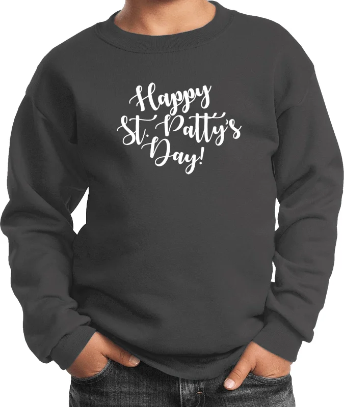 Bonus Savings St Patricks Day Happy St Pattys Day Kids Sweatshirt