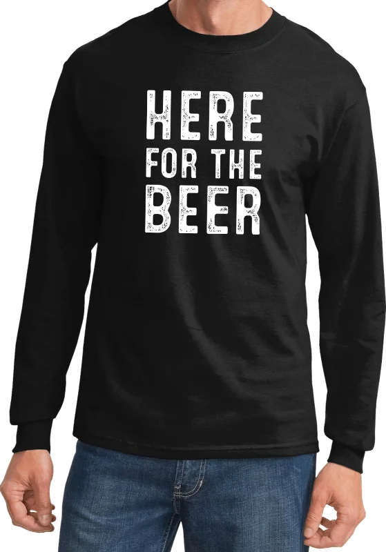 TIME-Limited Offer St Patricks Day Here for the Beer Long Sleeve Shirt