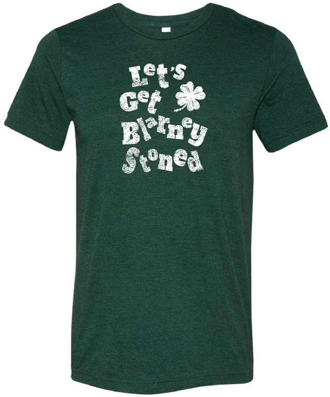 Deal Explosion St Patricks Day Lets Get Blarney Stoned Tri Blend T-Shirt