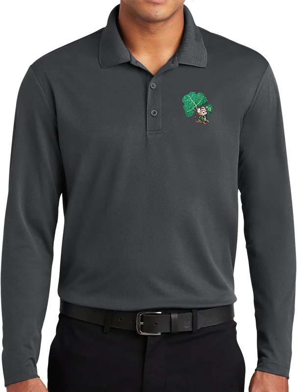 Get It Before It’s Gone St Patricks Day Lucky Irish Mouse Patch Pocket Print Long Sleeve Polo Get It Before It’s Gone St Patricks Day Lucky Irish Mouse Patch Pocket Print Long Sleeve Polo