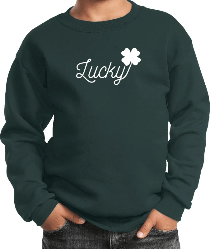 Price Buster St Patricks Day Lucky Kids Sweatshirt