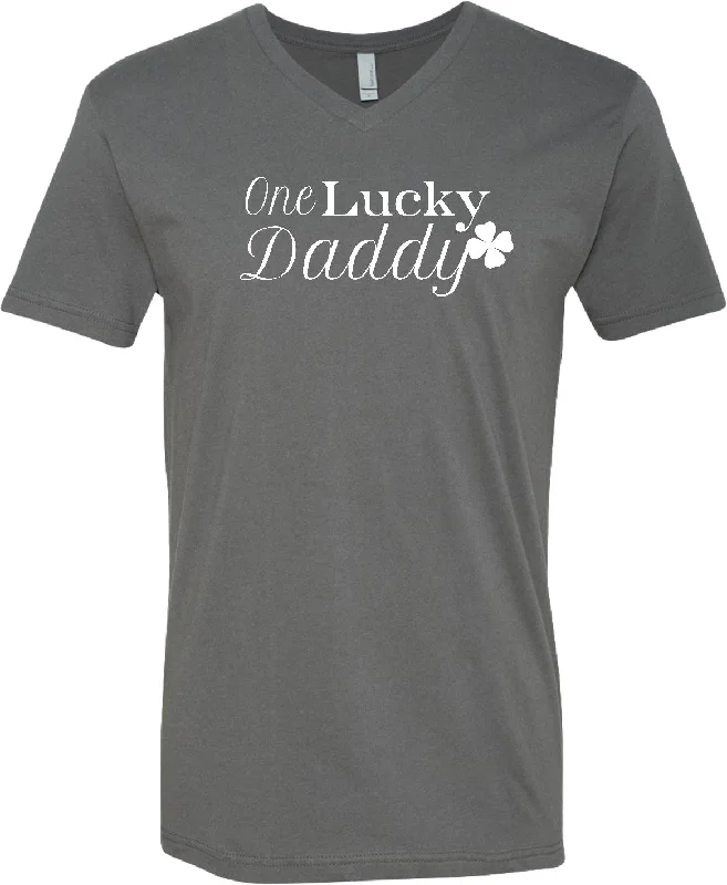 Special Savings St Patricks Day One Lucky Daddy V-neck Shirt