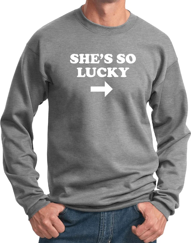 Unmissable Offer St Patricks Day Shes So Lucky Sweatshirt
