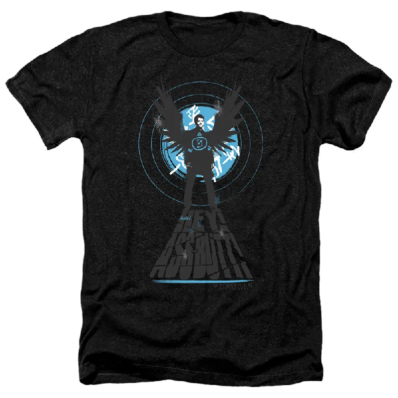 Steals and Deals Supernatural Heather T-Shirt Hey Assbutt Black Tee