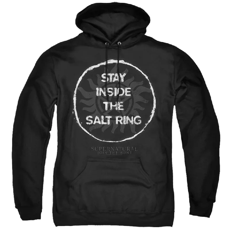Price Smash Supernatural Hoodie Salt Ring Black Hoody