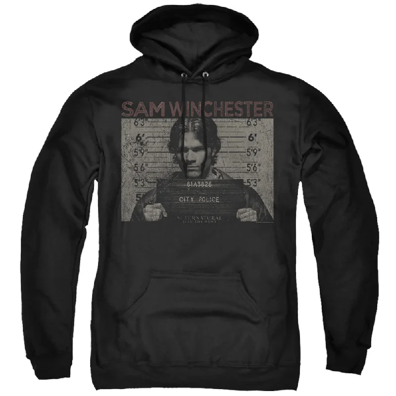 Value Deals Supernatural Hoodie Sam Winchester Mug Shot Black Hoody
